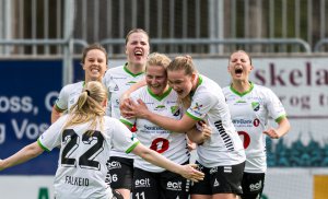 Hønefoss stormer mot Toppserien. Foto: Marius Simensen / Bildbyrån