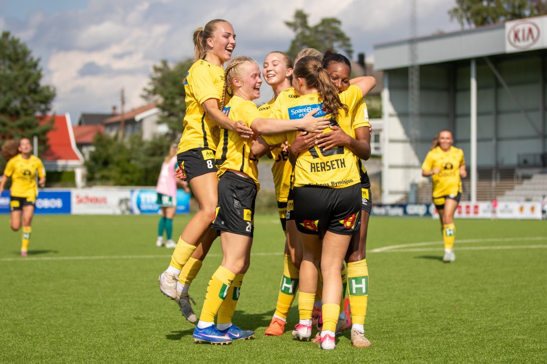 UNDERDOGS: LSK Kvinner vil være store underdogs mot Brann på Strømmen Stadion i helgen. Foto: Odd Sindre Tonning / TFK